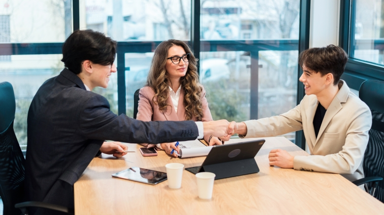 Luxury sales team