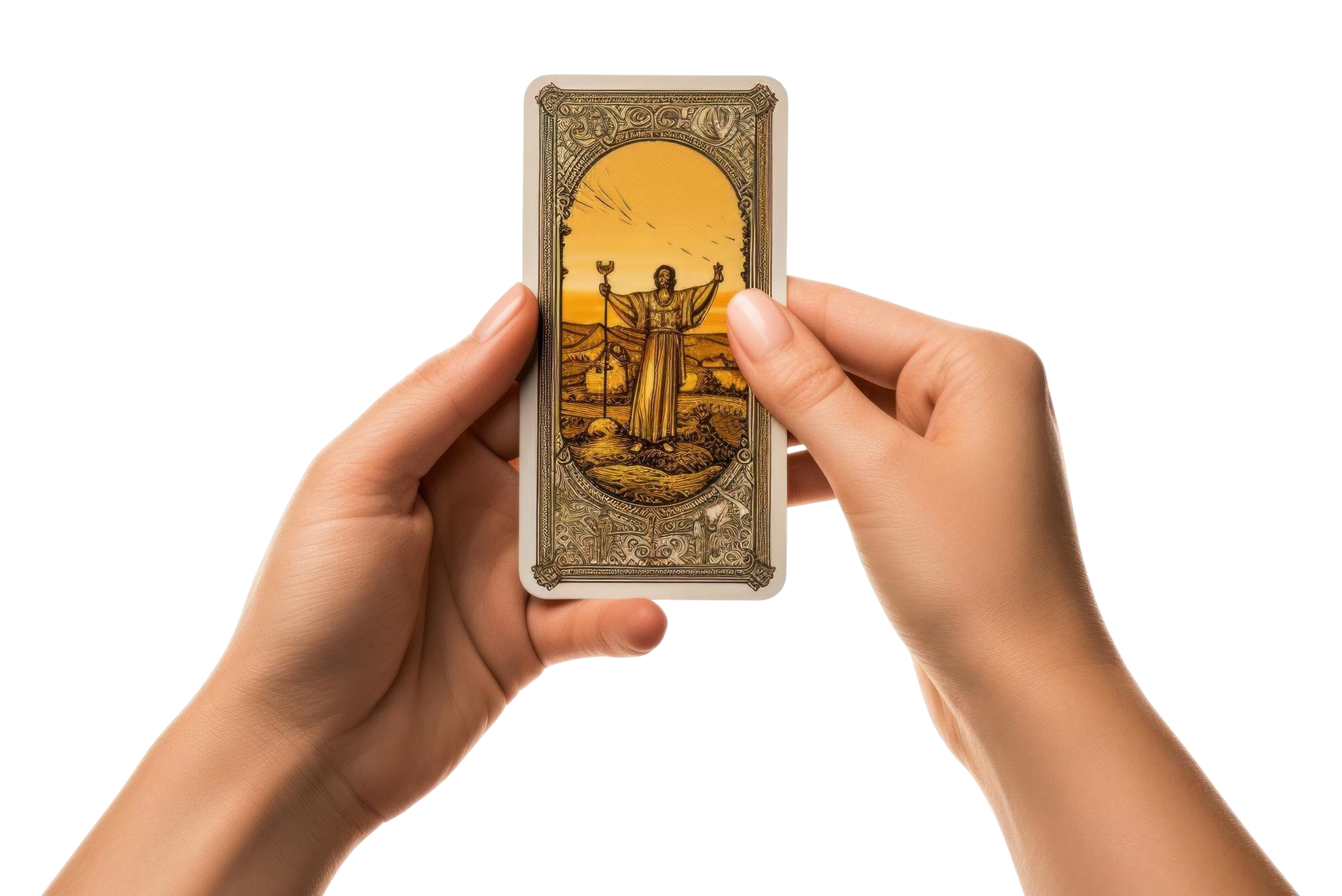 Hand Holding Card